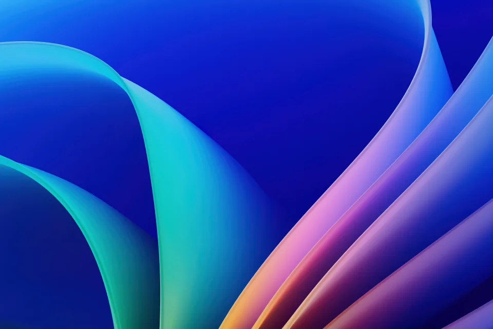 Blaue Abstraktion Windows 11