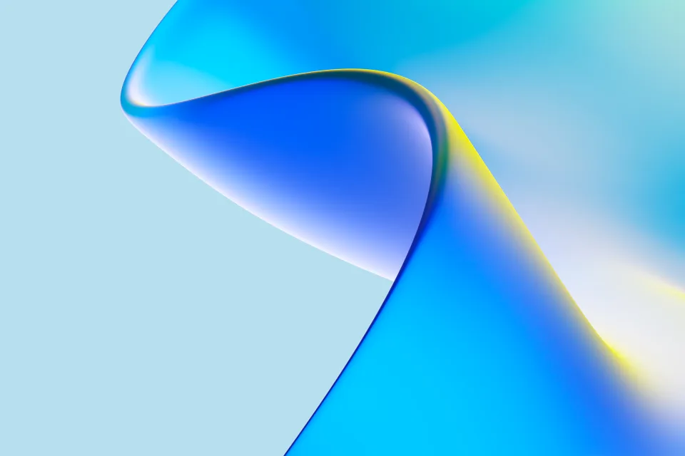 Blaue abstrakte Kunst auf blauem Hintergrund