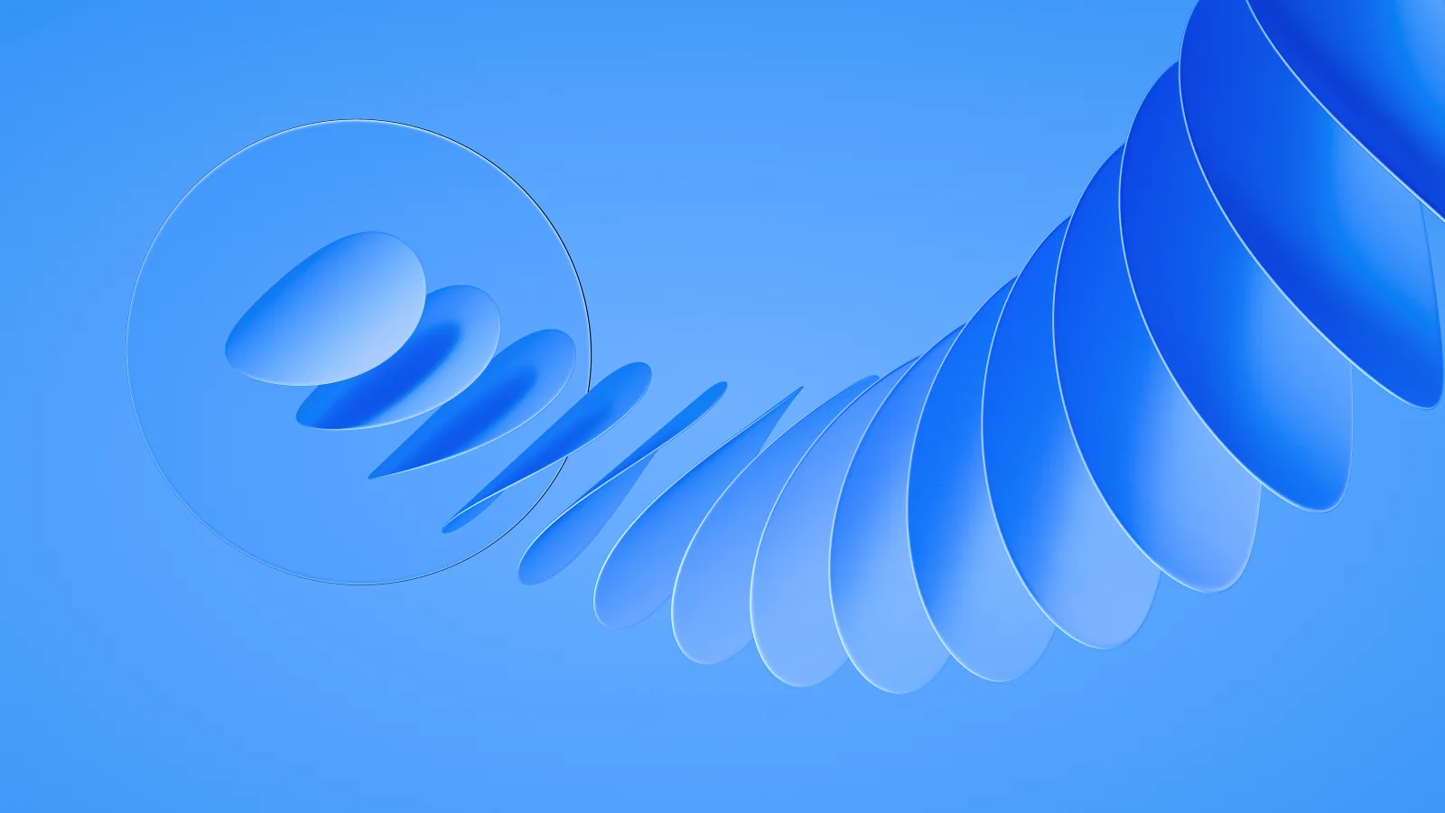 Blauer 3D Hintergrund