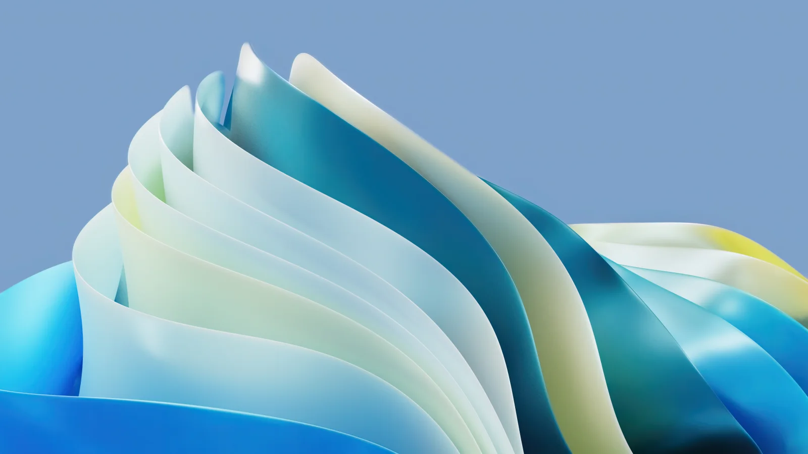 Blauer Farbverlauf abstraktes Design