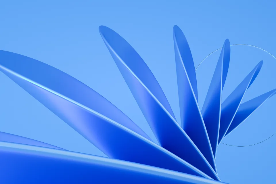 Blauer Hintergrund Glas
