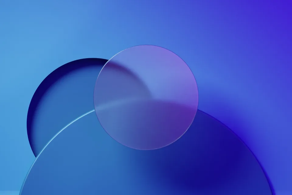 Blauer Hintergrund Kreise