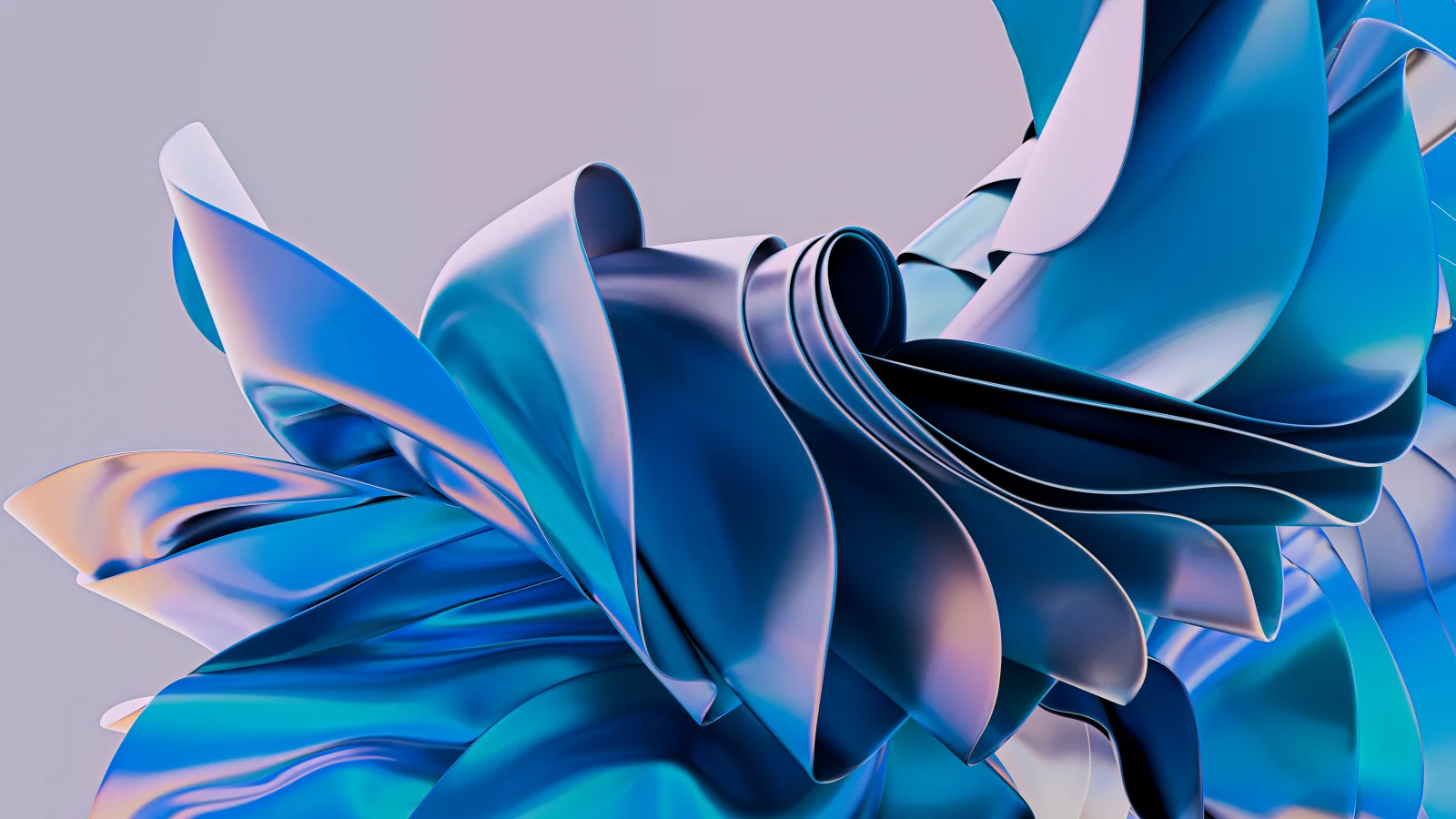 Blauer abstrakter 3D Hintergrund