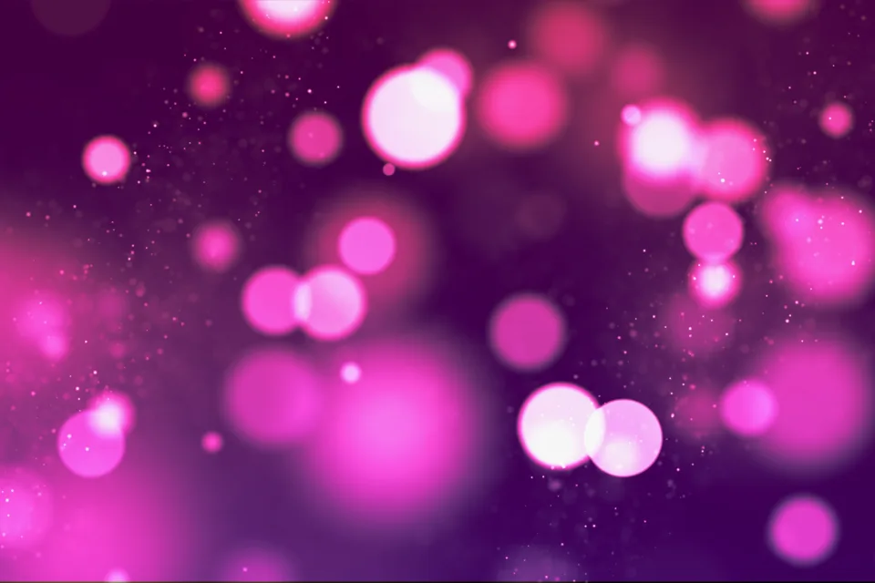 Bokeh Violett
