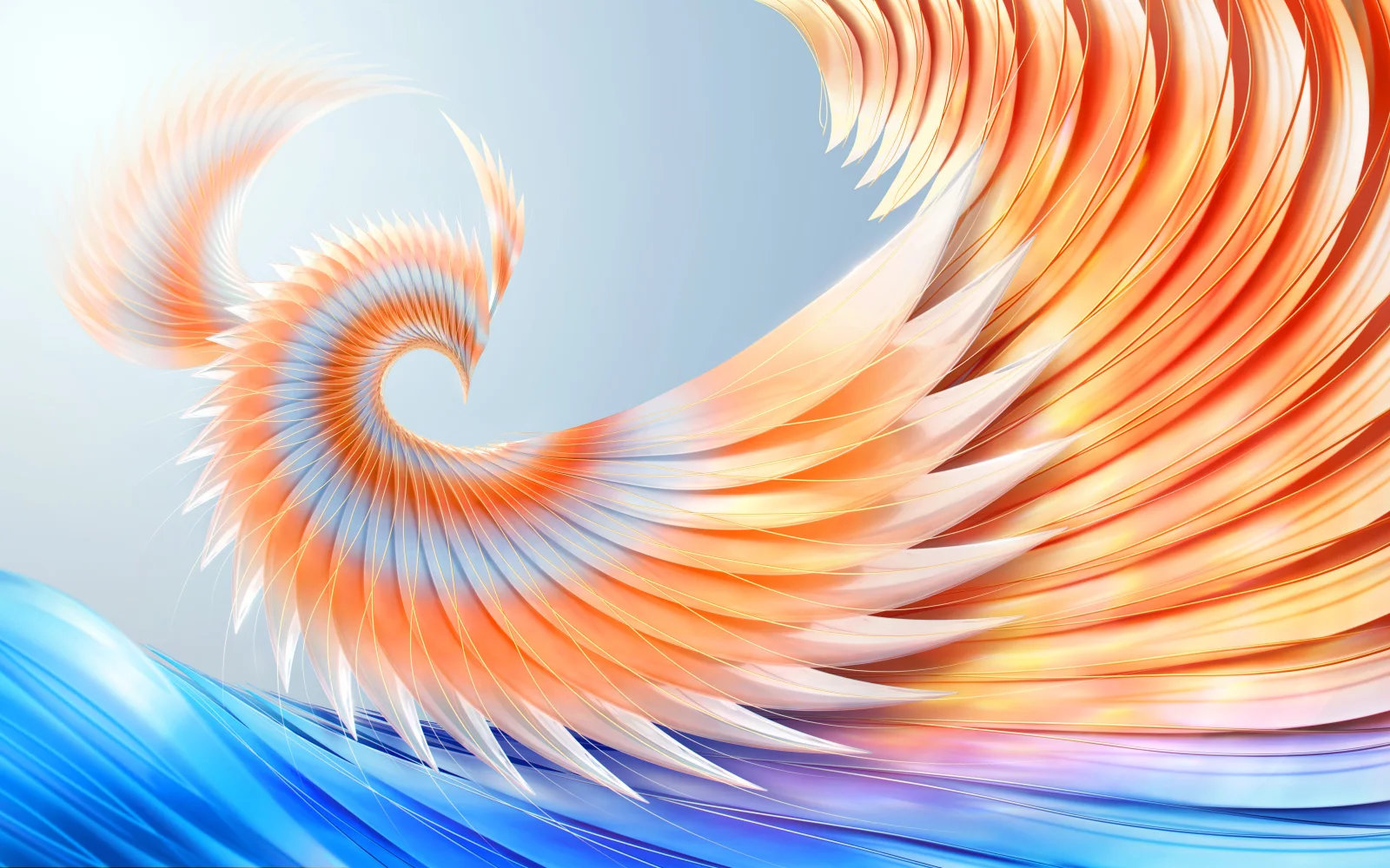 Bunter abstrakter 3D Hintergrund