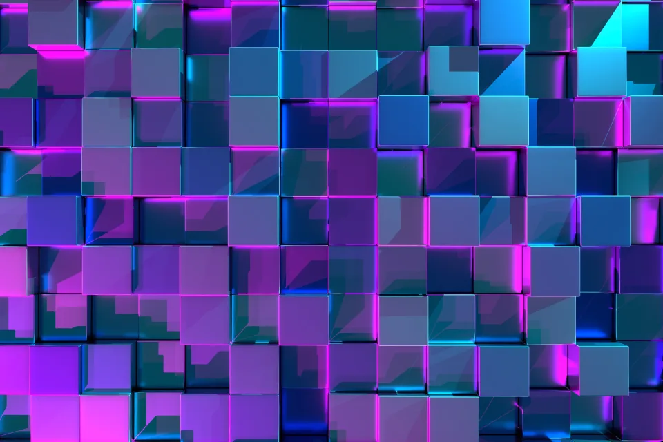 Geometrische 3D Würfel