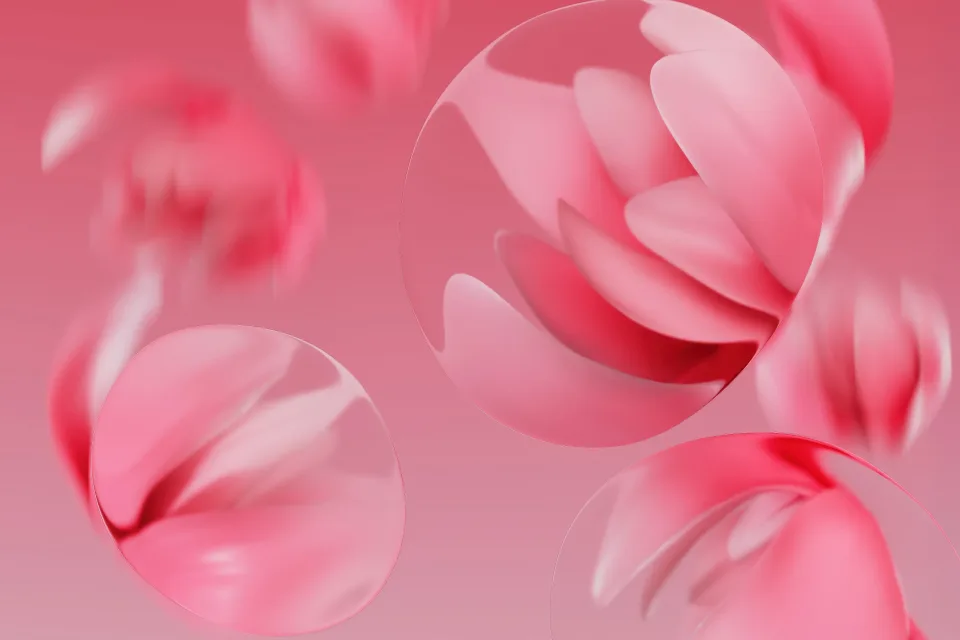 Kirschblüte abstrakte Kunst