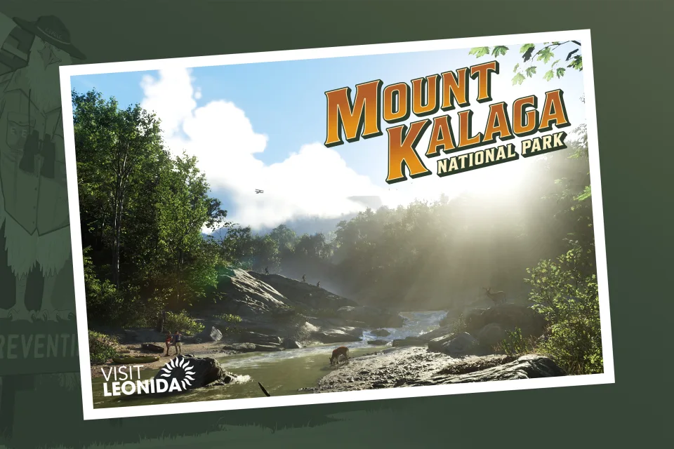 Mount Kalaga National Park Postkarte