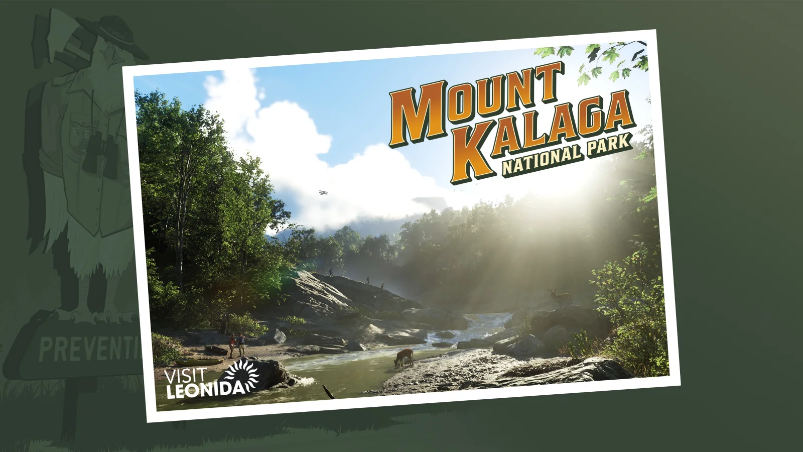 Mount Kalaga National Park Postkarte