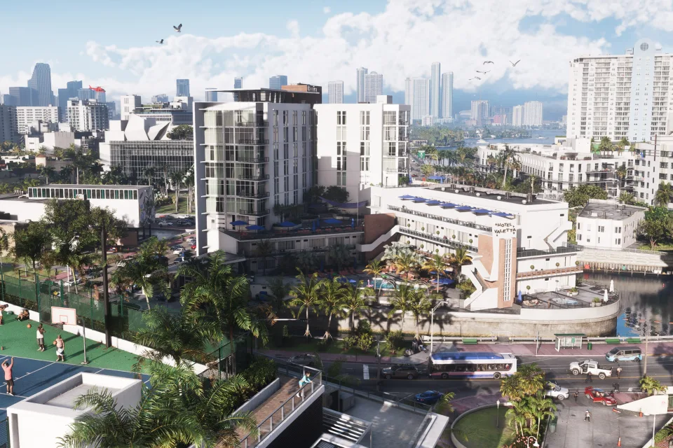 Vice City Cityscape