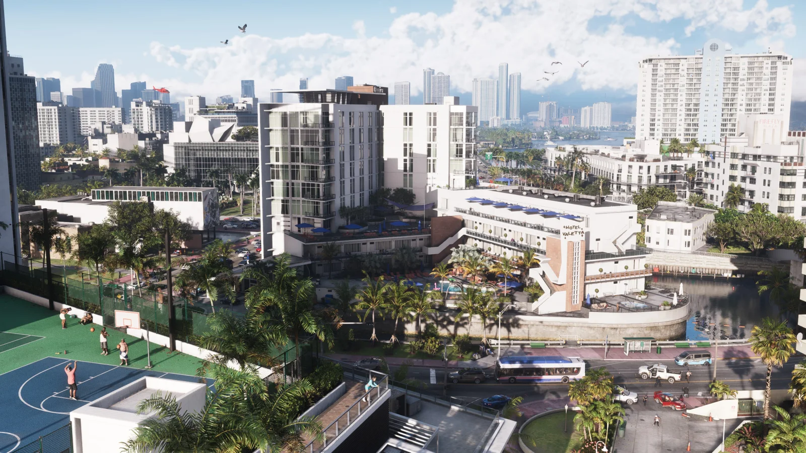 Vice City Cityscape