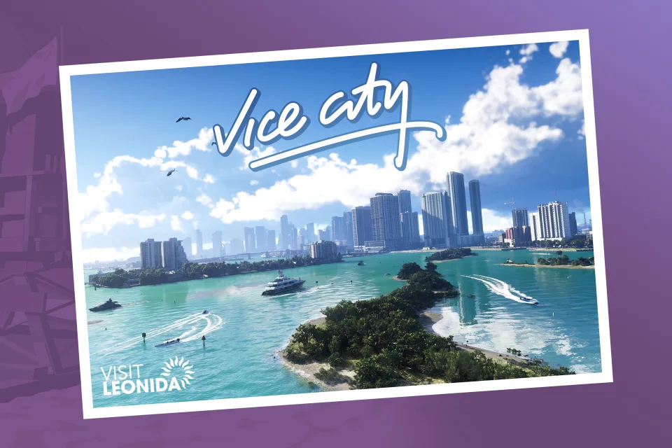 Vice City Postkarte