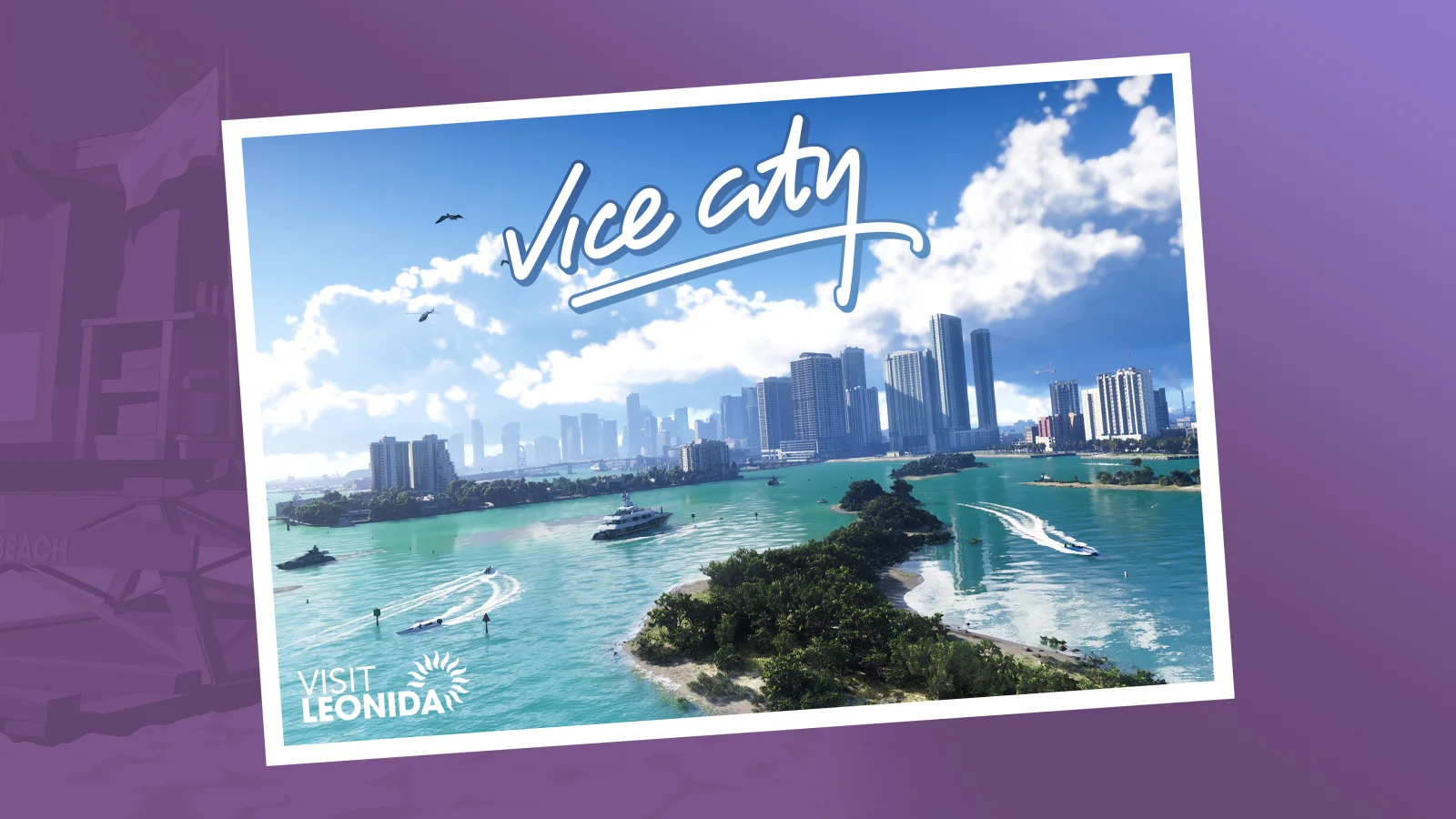 Vice City Postkarte