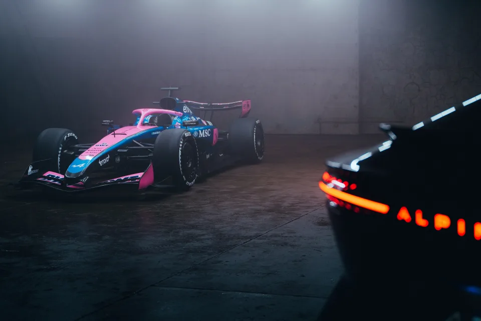 Alpine F1 Team — 4K Ultra HD Neon Racer Wallpaper