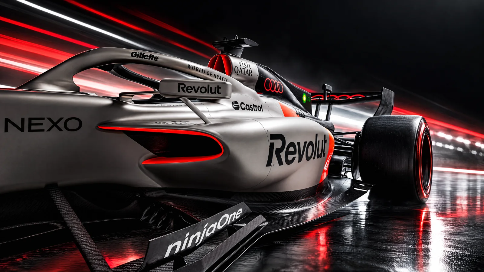 Audi R26 F1 Race Car — 4K Ultra HD Wallpaper