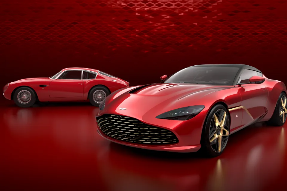 Aston Martin DBS GT Zagato Rot