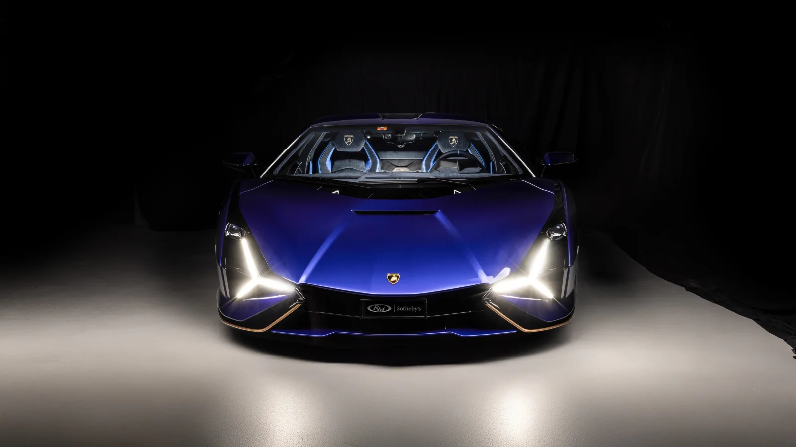 Lamborghini Sián FKP 37 Blau car
