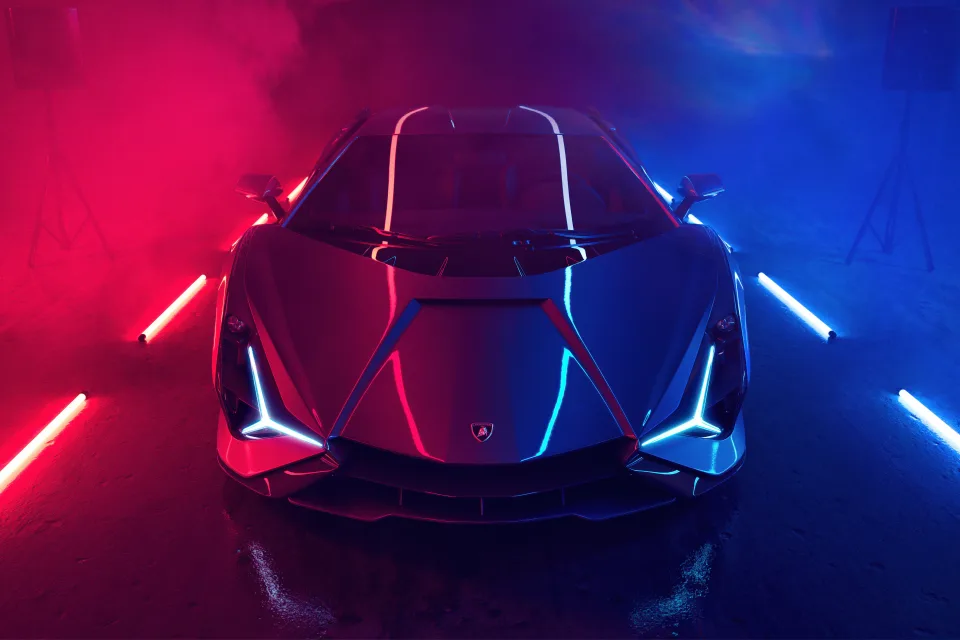 Lamborghini Sián Roadster Neon