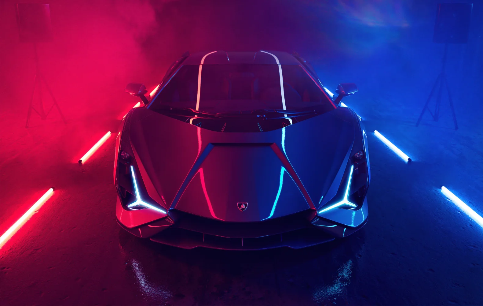 Lamborghini Sián Roadster Neon