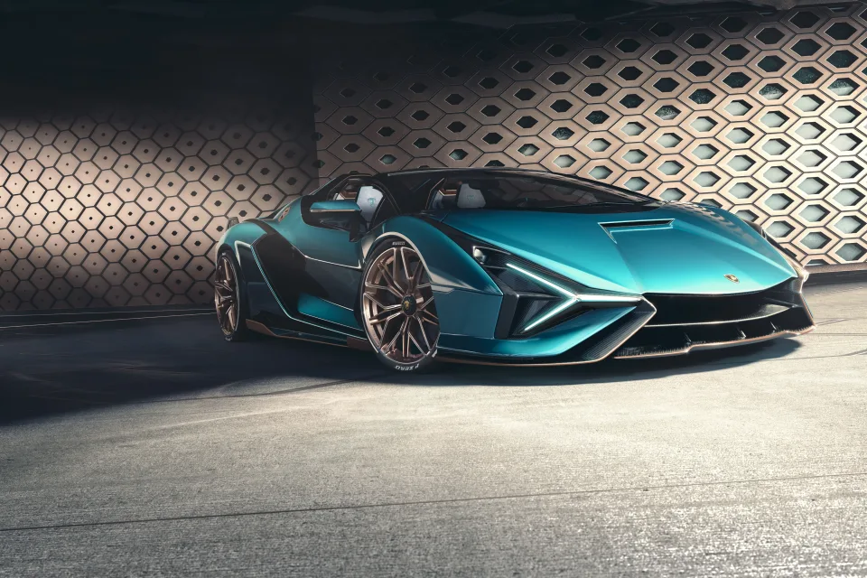 Lamborghini Sián Roadster ästhetisch