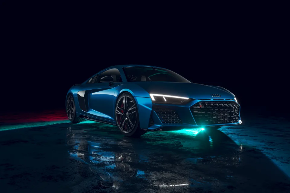 Neon Audi R8