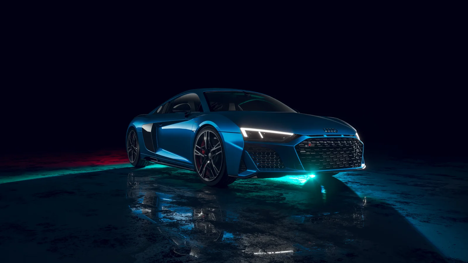 Neon Audi R8