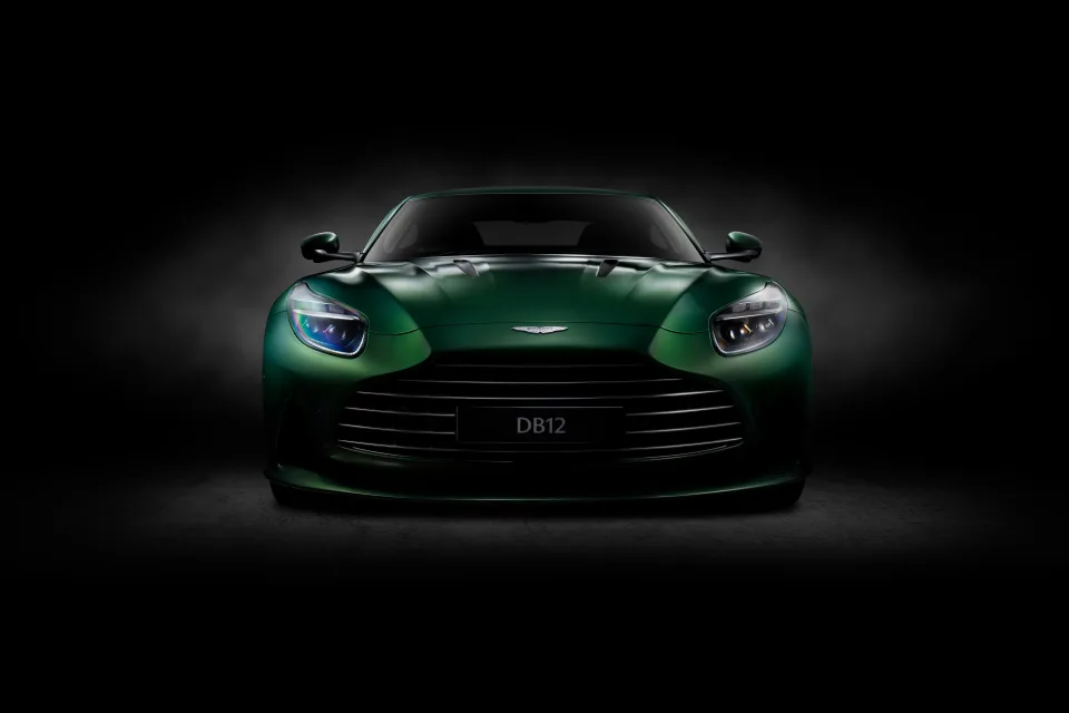 Aston Martin DB12 Dark background