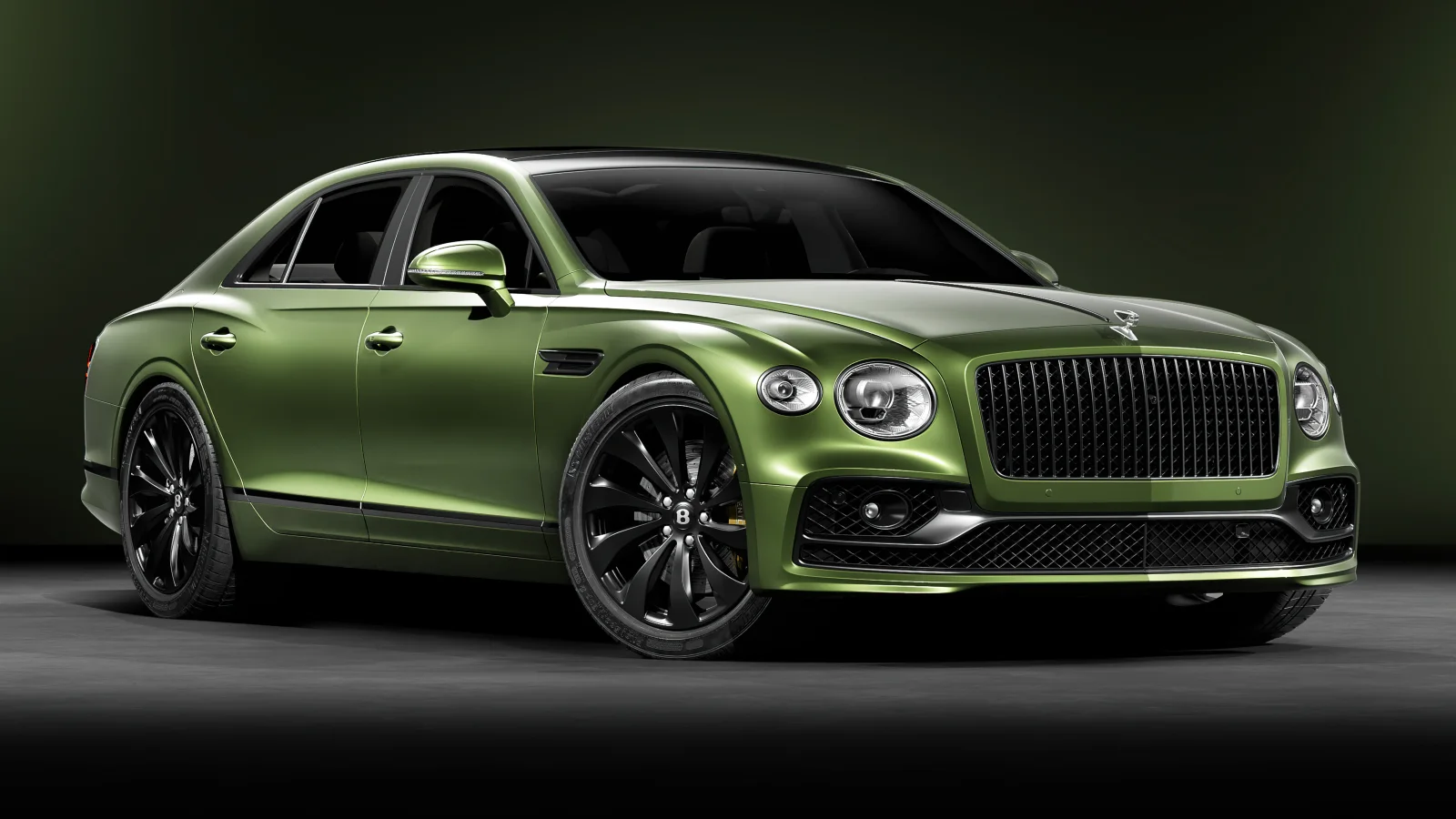 Bentley Flying Spur Green aesthetic