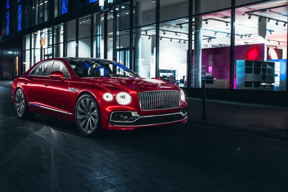 Bentley Flying Spur Red cars