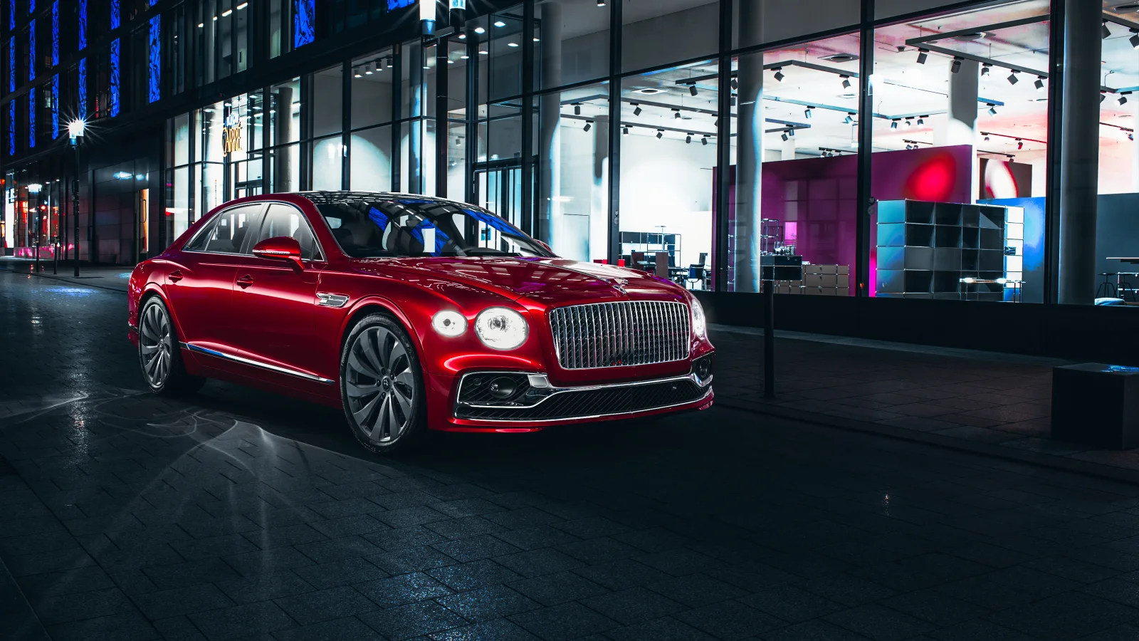 Bentley Flying Spur Red cars