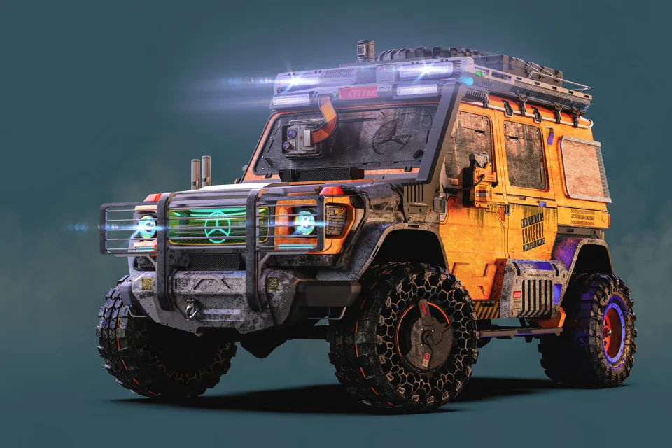 Mercedes Benz G Class Cyberpunk