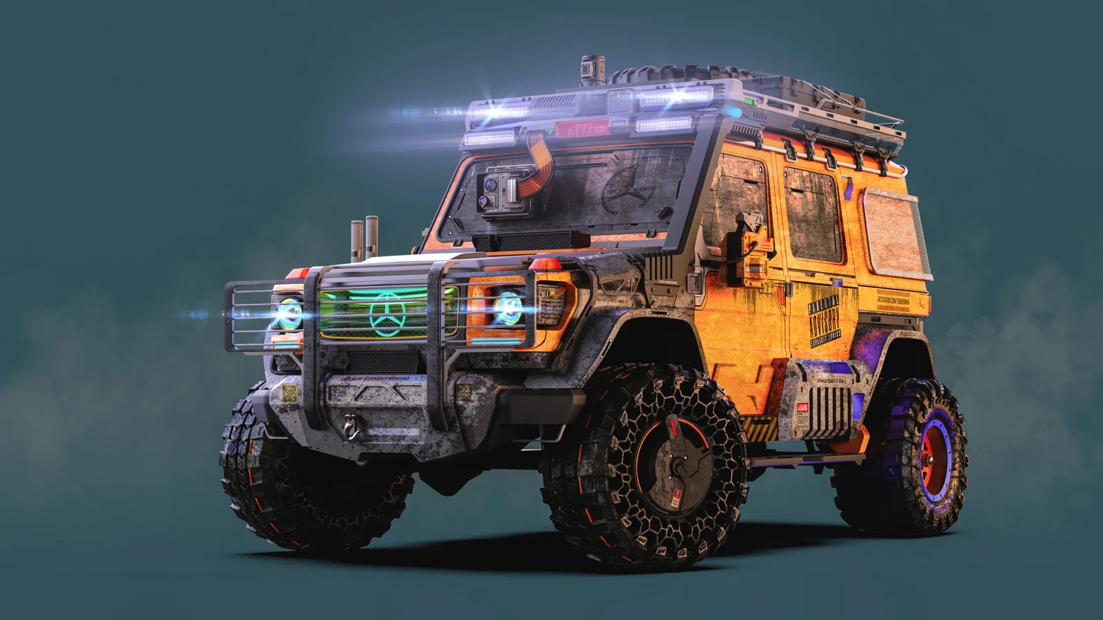 Mercedes Benz G Class Cyberpunk