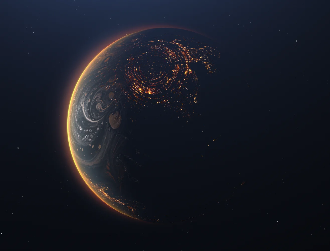 Alien Planet Orbit