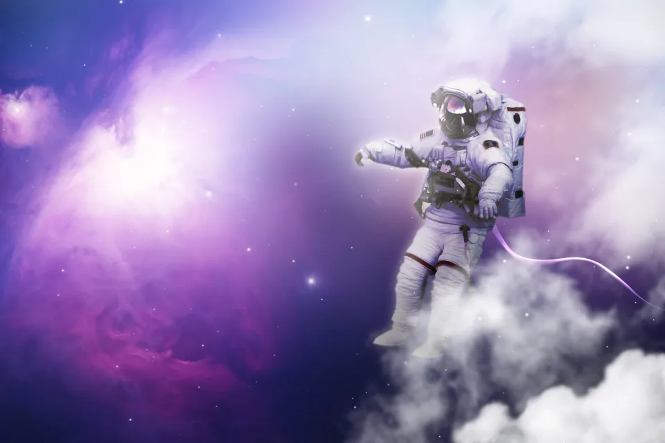 Astronaut Nebel