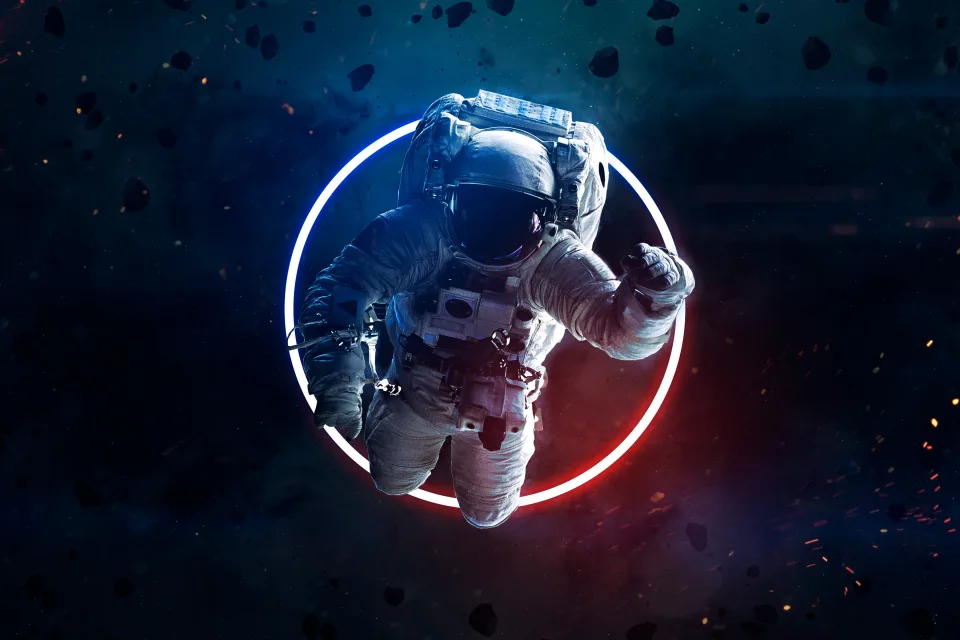 Astronaut Neon Hell