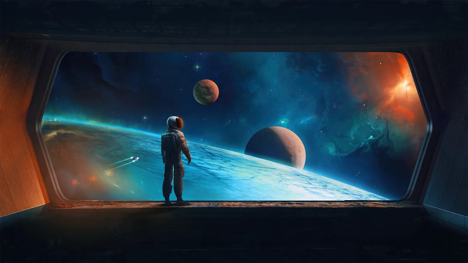 Astronaut digitale Kunst