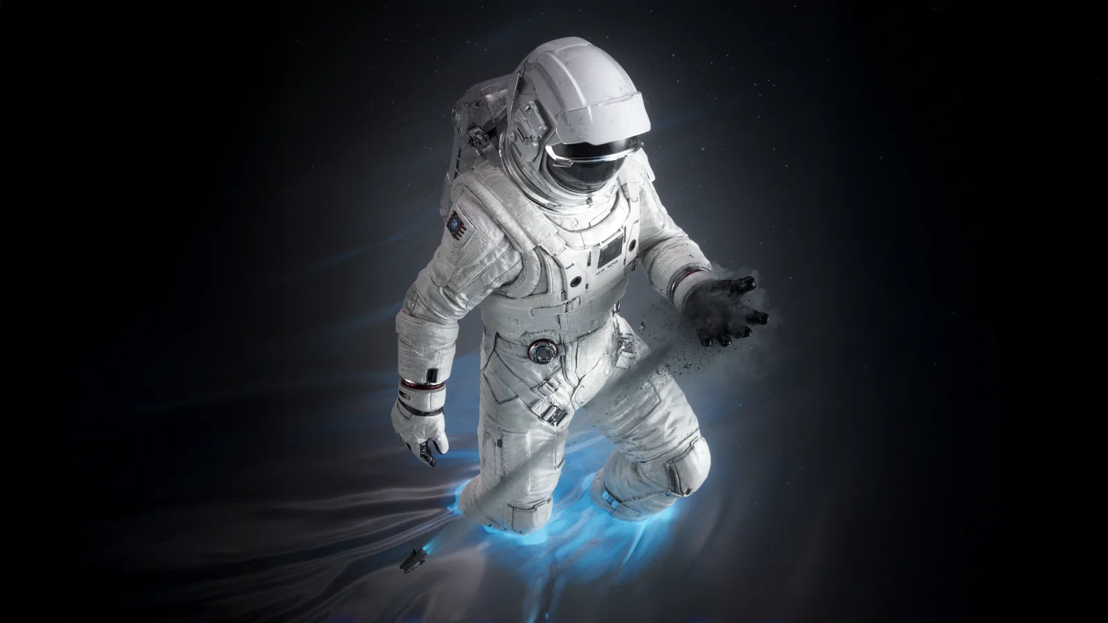Astronaut dunkle Ästhetik