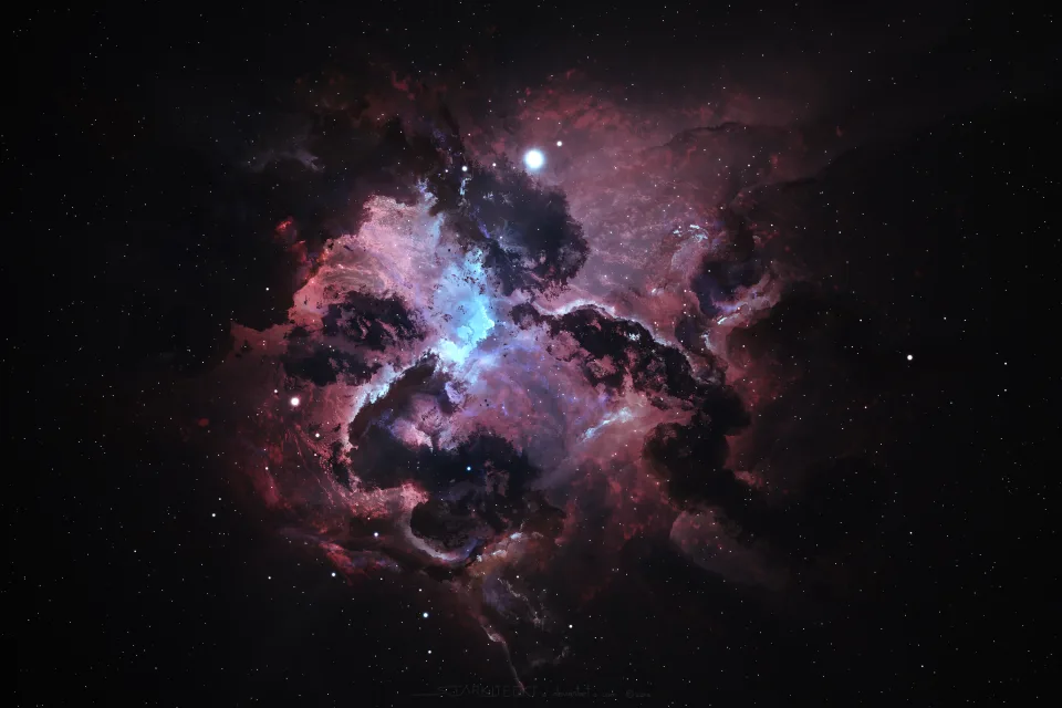 Atlantis Nexus Nebel schwarzer Hintergrund