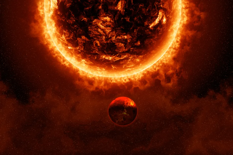 Burning Sonne