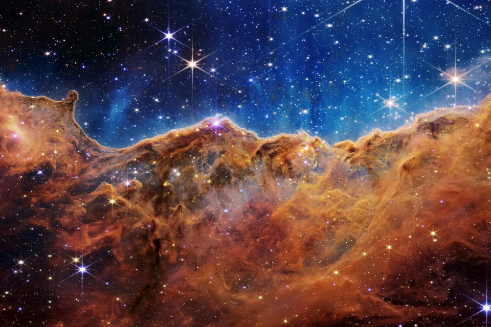 Carina Nebel Kosmisch Cliffs