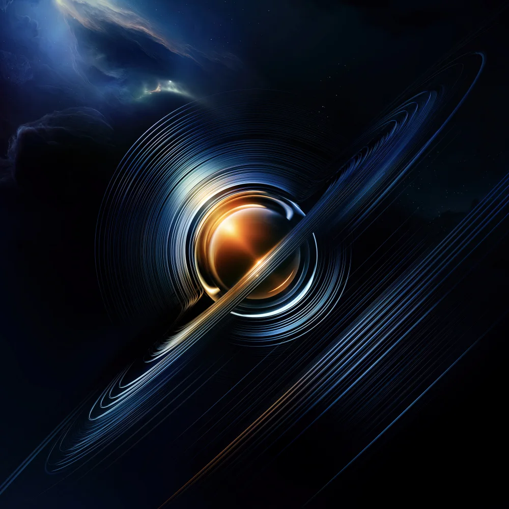 Deep Weltraum Saturn
