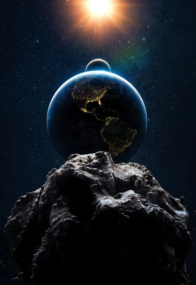 Erde Mond