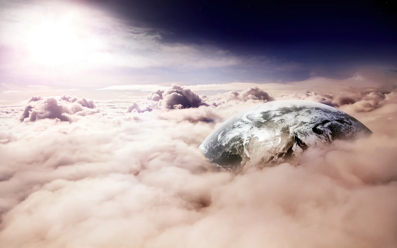 Erde Wolken