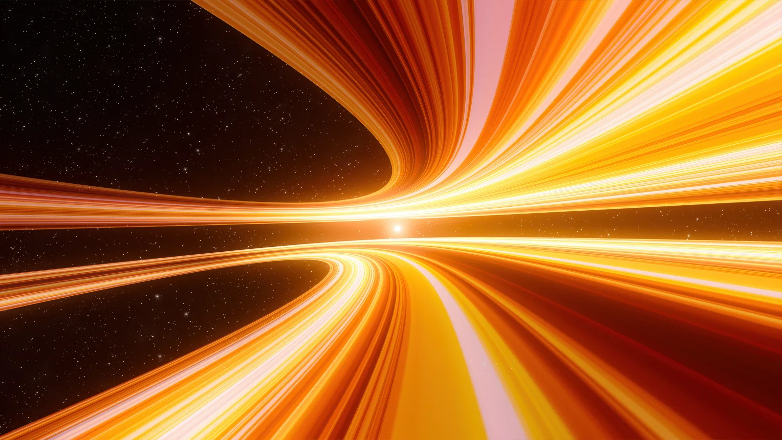 Kosmische Phänomene Orange ästhetisch