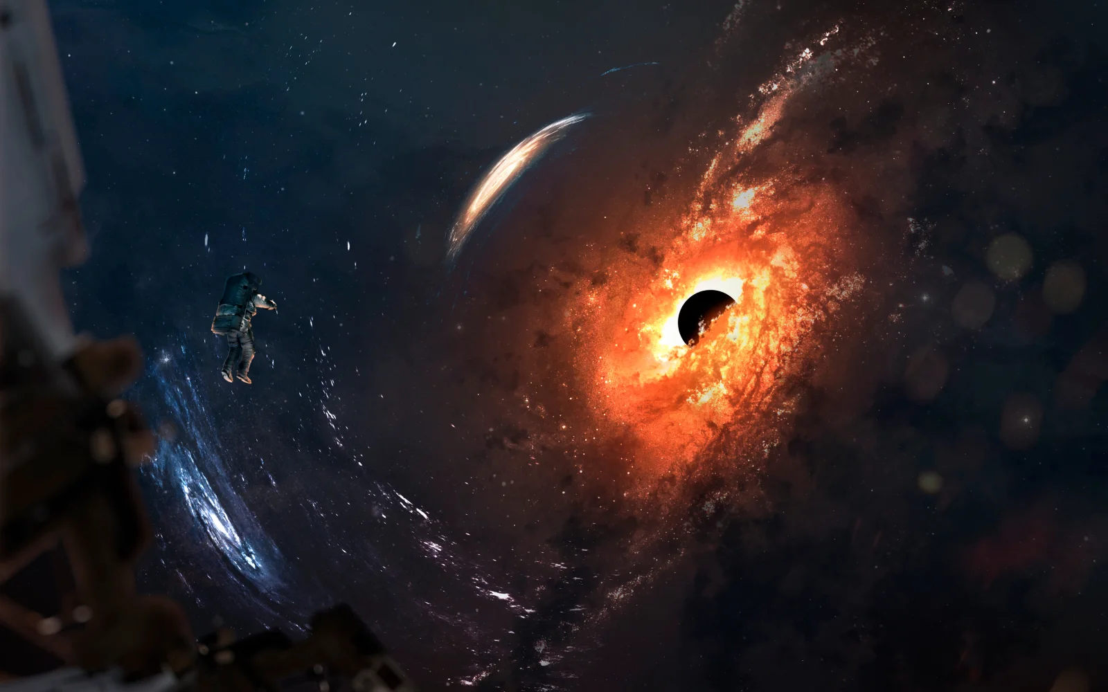Schwarz hole Astronaut