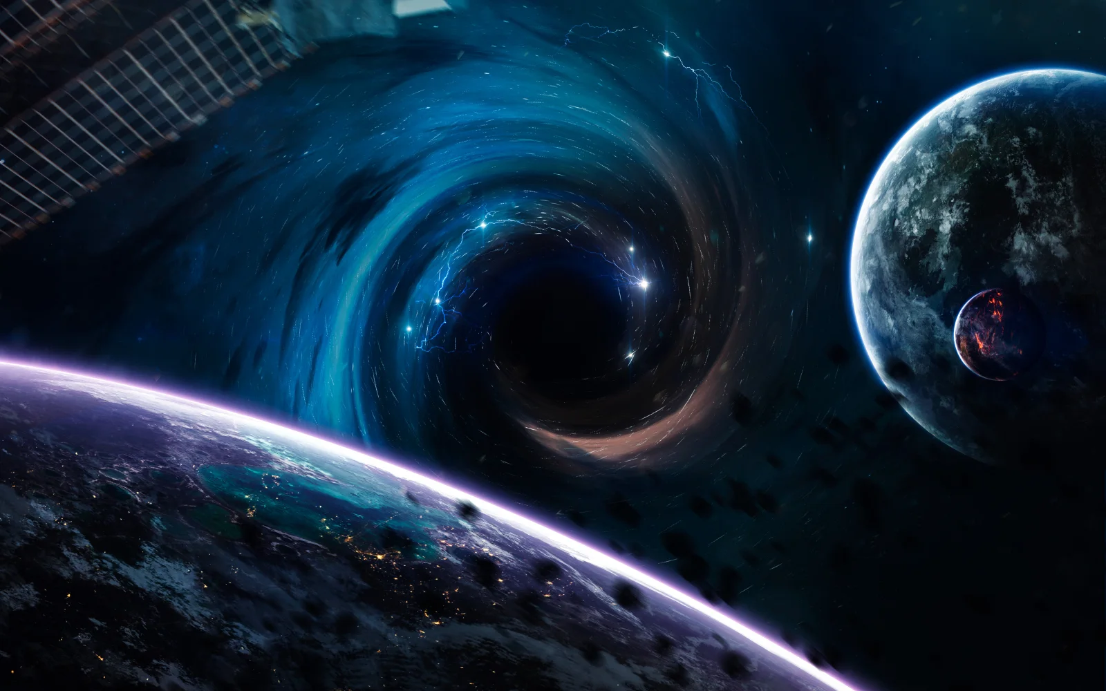 Schwarz hole Planets